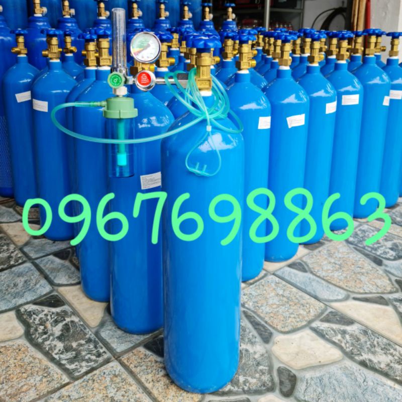 Trọn bộ bình Oxy thở 9lít
