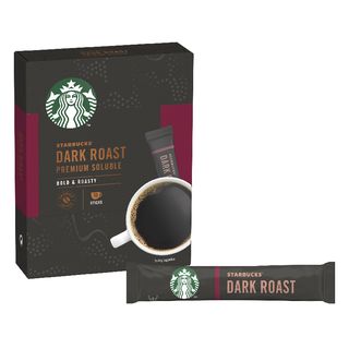  Quà Tặng Cà phê đen hòa tan cao cấp Starbucks Rang Đậm (Hộp 10 gói x 2.3g)