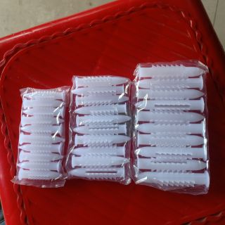 TẮC KÊ NHỰA TRẮNG,6LY,8LY,10LY,BỊCH 10 CÁI