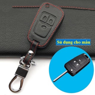 Bao da chìa khóa xe Chevrolet Spark, Cruze - kèm móc khoá bao da chìa khoá cheverolet inbox chọn mẫu