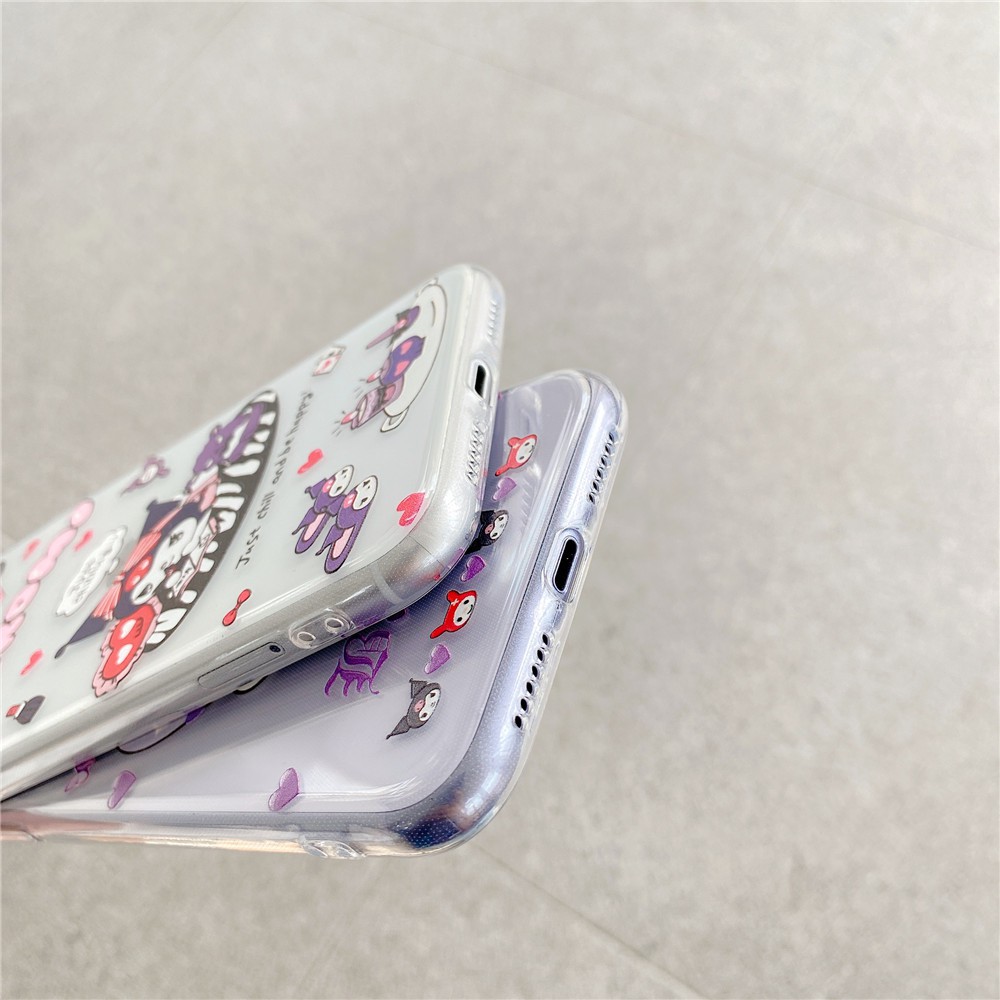 Ốp điện thoại nhựa TPU mềm họa tiết Kuromi cho iPhone 11 Pro Max X Xs Max XR 7 Plus 8 Plus 6 Plus 6S Plus | BigBuy360 - bigbuy360.vn