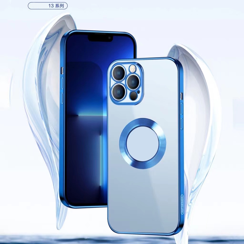 Ốp Điện Thoại Từ TPU Mềm Mạ Màu Bảo Vệ Toàn Diện Cho i13 Pro Max i12 12 Pro Max 11 11 Pro Max