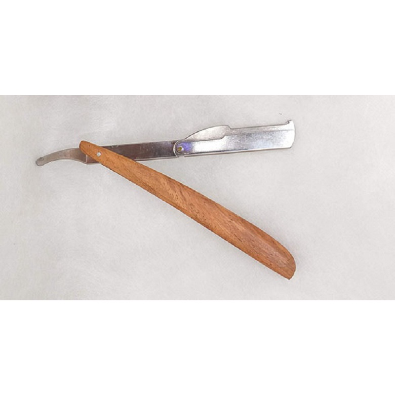 Dao cạo râu cán gỗ