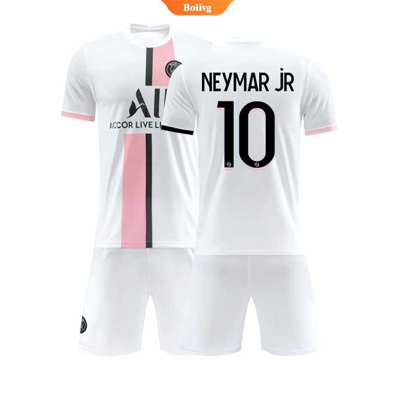 Bộ quần áo bóng đá Mbappe Neymar 2021 2022 PSG 21 22 chất lượng cao