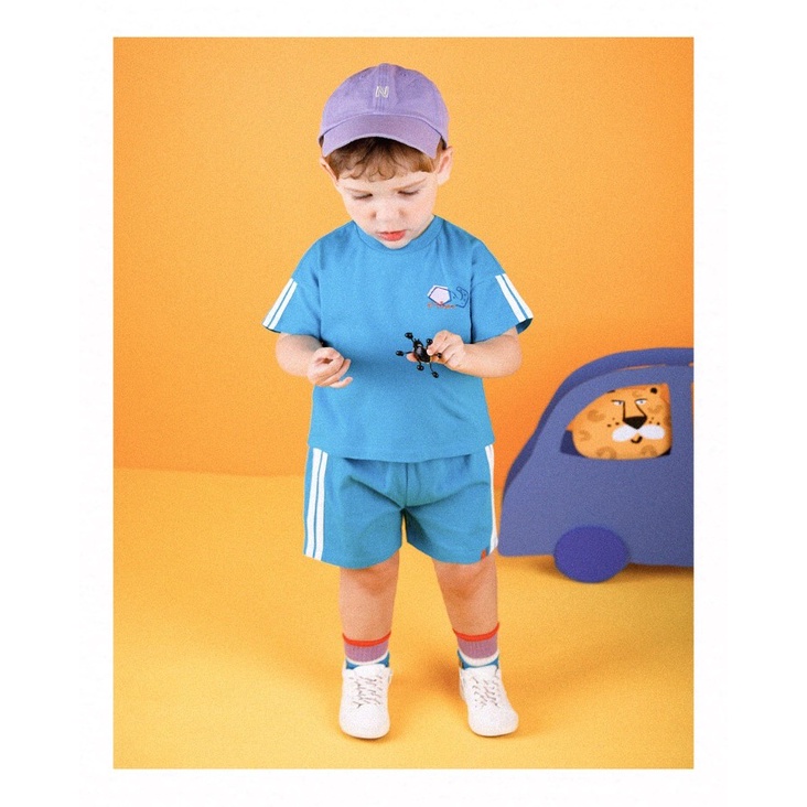 Bộ thể thao Mollimelli sọc cotton