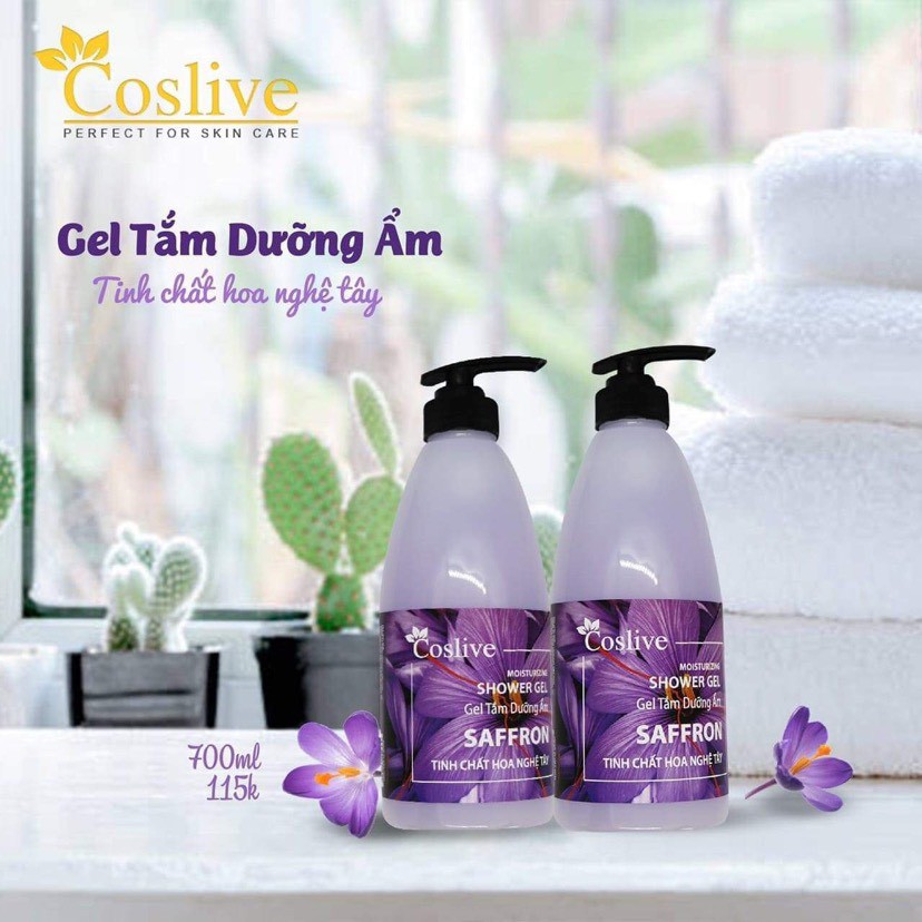 Gel tắm dưỡng ẩm tinh chất hoa nghệ tây 700ML | BigBuy360 - bigbuy360.vn