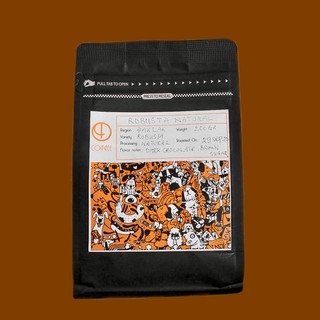 Cà phê Robusta natural 200gr _thơm _đậm đà_nguyên chất