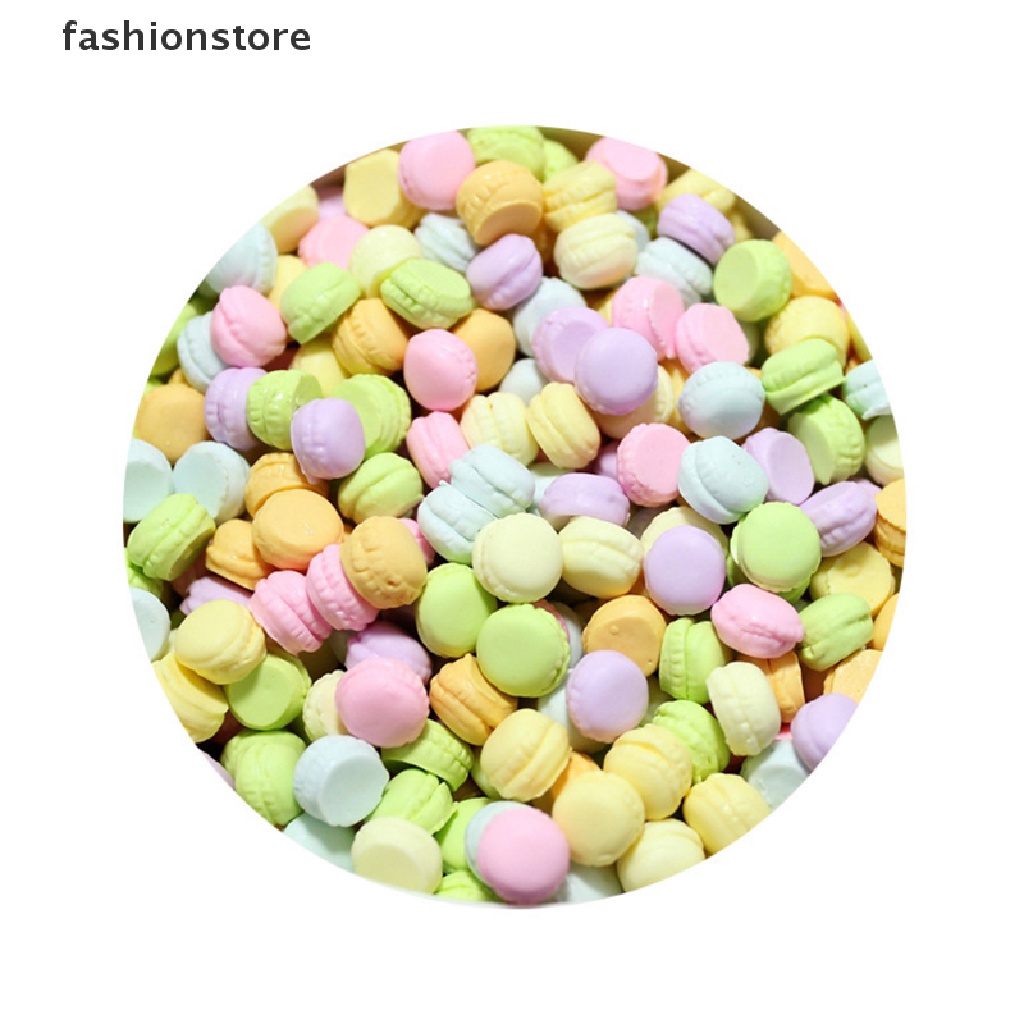 Set 12 Bánh Macaron Mini Tỉ Lệ 1 / 12 Trang Trí Nhà Búp Bê