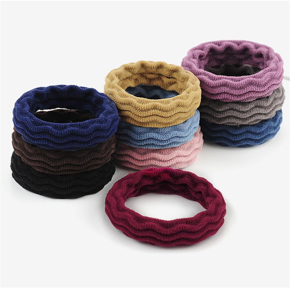 Set 20 Dây Buộc Tóc Co Giãn Nhiều Màu Sắc