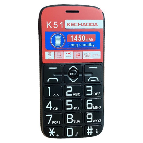 Điện Thoại Người Già Lớn Tuổi Số To Loa To Kechaoda K51 | BigBuy360 - bigbuy360.vn