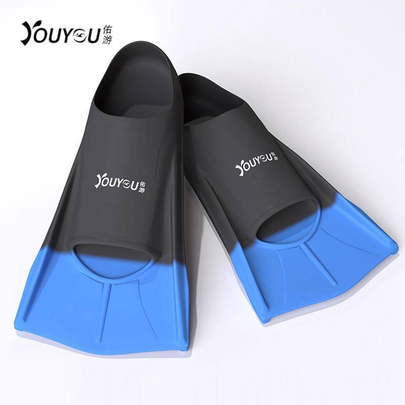 Chân Vịt Bơi Lội Ngắn Bằng Silicone Thoải Mái Cho Người Lớn Và Trẻ Em