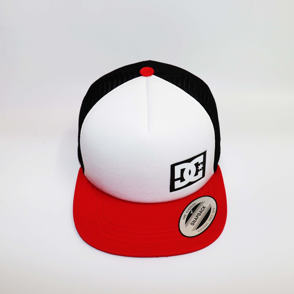 Nón Kết Nón Snapback DG Trắng Kết Đỏ DG001.