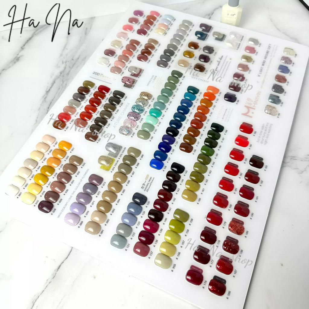 Sét sơn gel 200 màu tặng kèm 2 bảng màu to