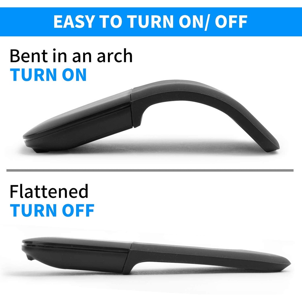 Chuột  cảm ứng windows microsoft wireless Bluetooth Arc có thể gập lại không dây Chuột cảm ứng Bluetooth Mice Accessories Computer Peripheral