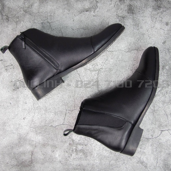 Giày Chelsea Boots tăng chiều cao bí mật - tiện lợi dễ xỏ - dễ phối đồ - đế cao su non êm chân Đức Linh GDA015