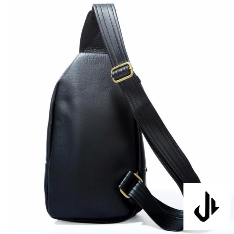 Túi da đeo chéo CNT unisex MQ05 đen phong cách hàn quốc - J Shop