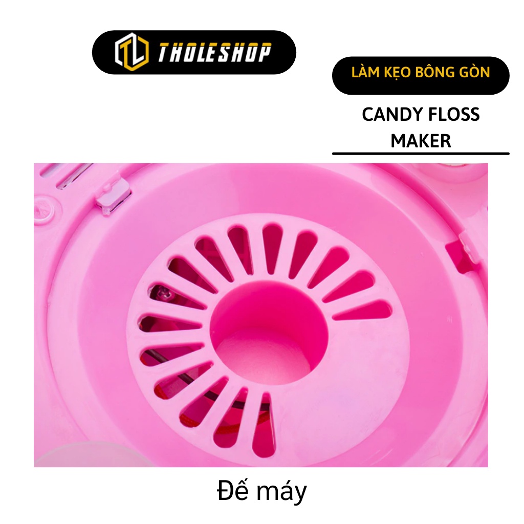 Máy làm kẹo bông gòn Candy Floss Maker CL-1288 tại nhà an toàn, tiện lợi, tiết kiệm thời gian màu ngẫu nhiên 2309