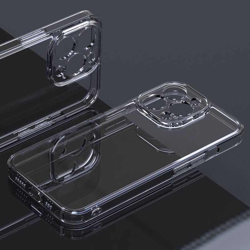 Ốp lưng kính trong suốt Cao Cấp không ố chống xước tuyệt đối full mã iphone
