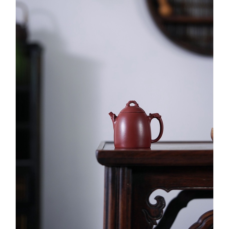 Ấm Tử Sa Nghi Hưng Tần Quyền Long Tuyền 200 ml (Đại Hồng Bào)