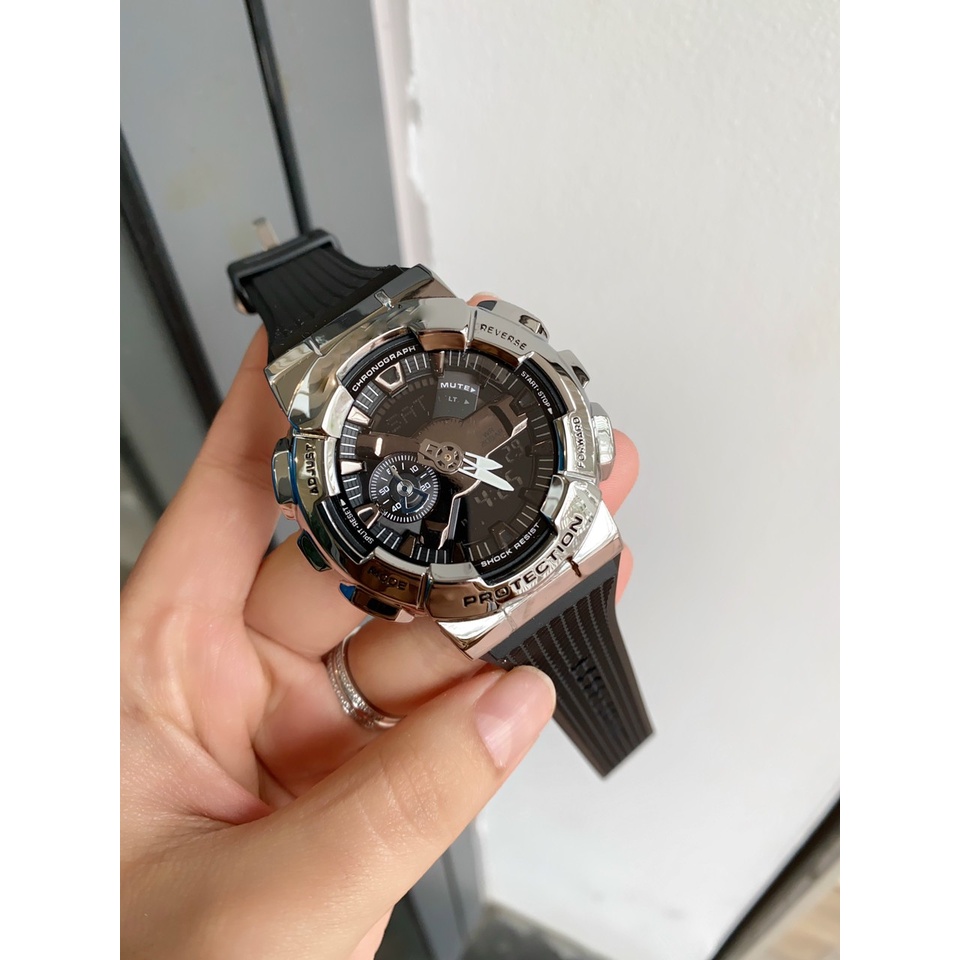 Đồng Hồ GM 110 Chống Nước, Mặt Thép Mạ Crom Không Gỉ 42mm 3 Màu - A53 - Viva Watch