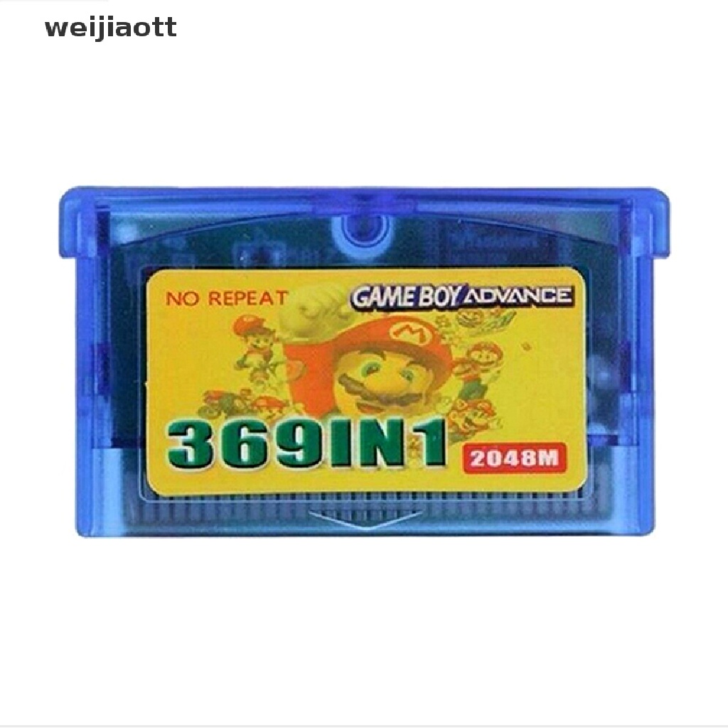 Thẻ Chơi Game 369 Trong 1 Cho Máy Game Boy Advance GBA SP NDS NDSL English WT