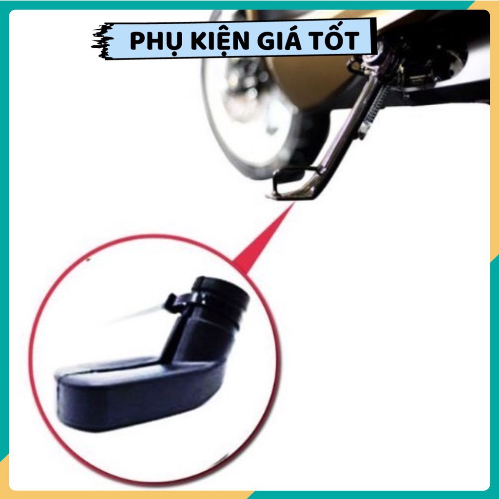 Bọc Chân Chống Xe Máy Cao Su Bảo Vệ Chân - Chống Trầy Nền Nhà - Kèm Dây Rút