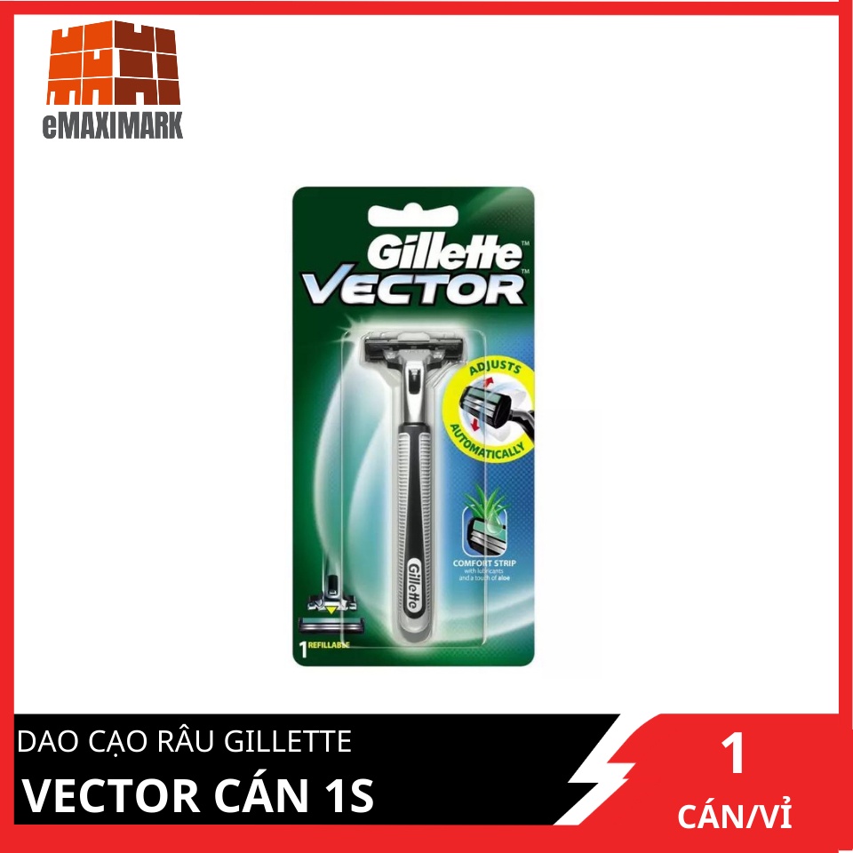 Dao cạo râu Gillette Vector Cán 1s