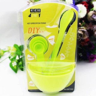 combo 2 BỘ DỤNG CỤ TRỘN ĐẮP MẶT NẠ 4 IN 1
