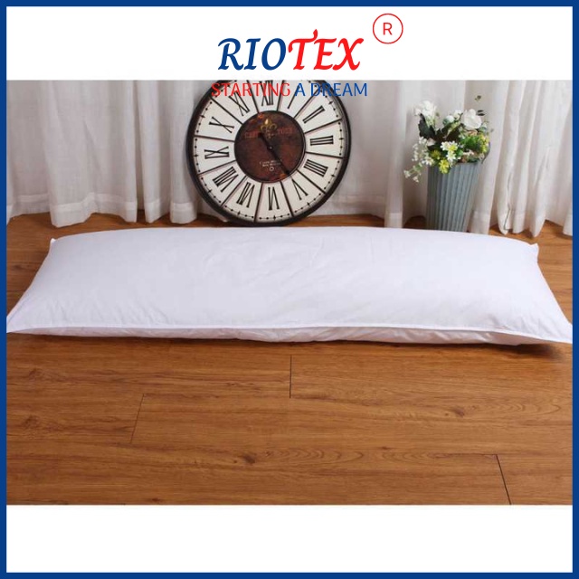 Ruột Gối Đôi Riotex Home Cao Cấp 40x100cm 1.4kg - Gối Đôi Tình Nhân, Gối Kê Bụng Bầu