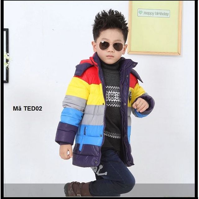 Áo khoác phao cho bé TED02
