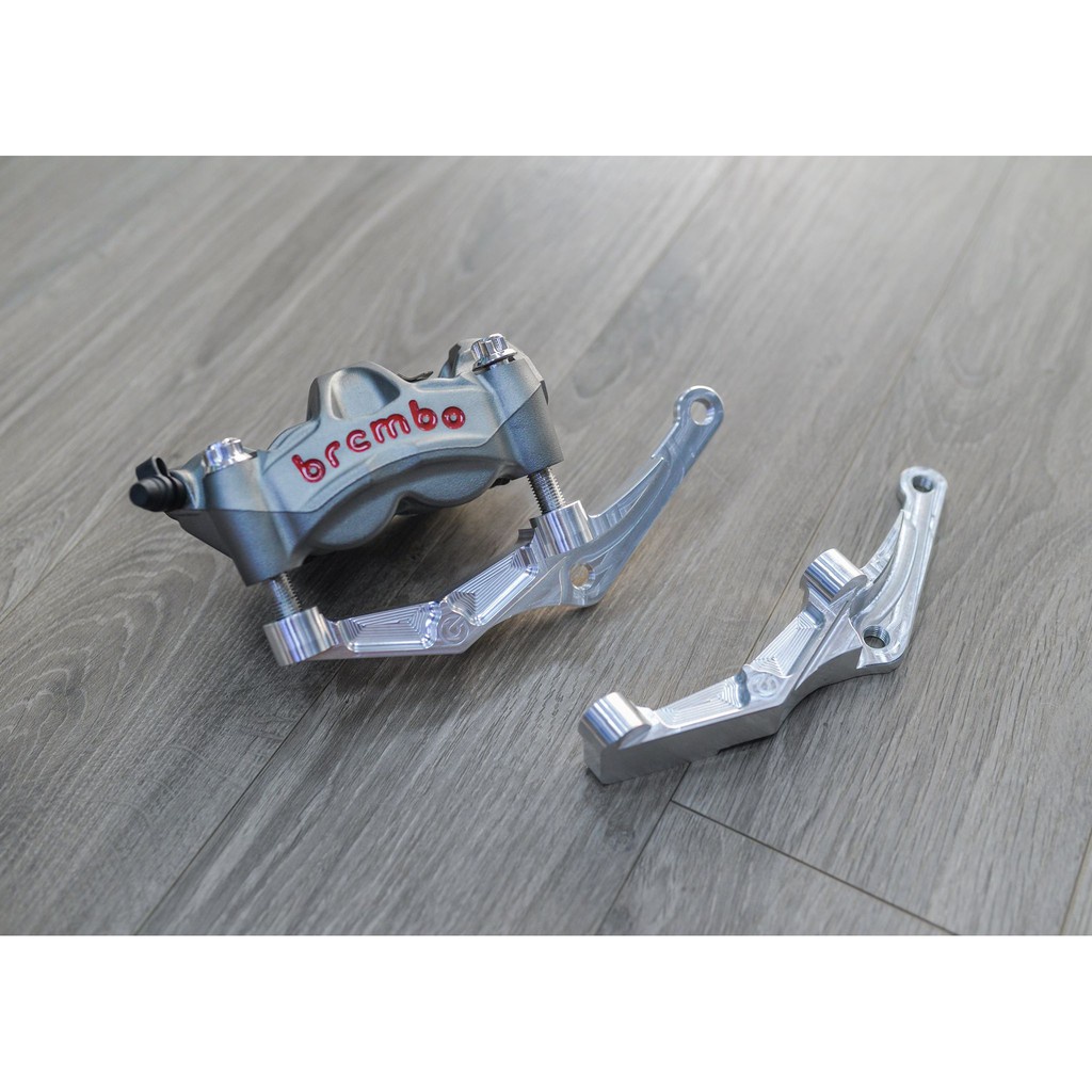PAD nhôm CNC PHANH YAMAHA R15V3/ MT15/ XSR155, Honda Winner / Exciter 150/155 đĩa trước zin heo BREMBO / Nissin 100mm