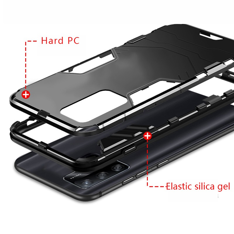 Ốp Lưng Chống Sốc Có Nhẫn Móc Ngón Tay Cho Oppo A74 4g 5g | BigBuy360 - bigbuy360.vn