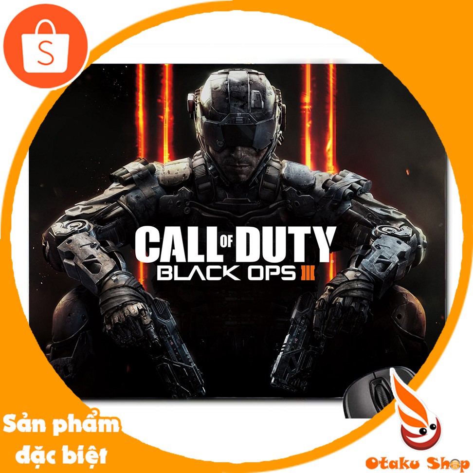 Lót chuột cao su, Bàn di chuột, mouse pad 20x24 Anime - Game Call of Duty - Otaku Shop