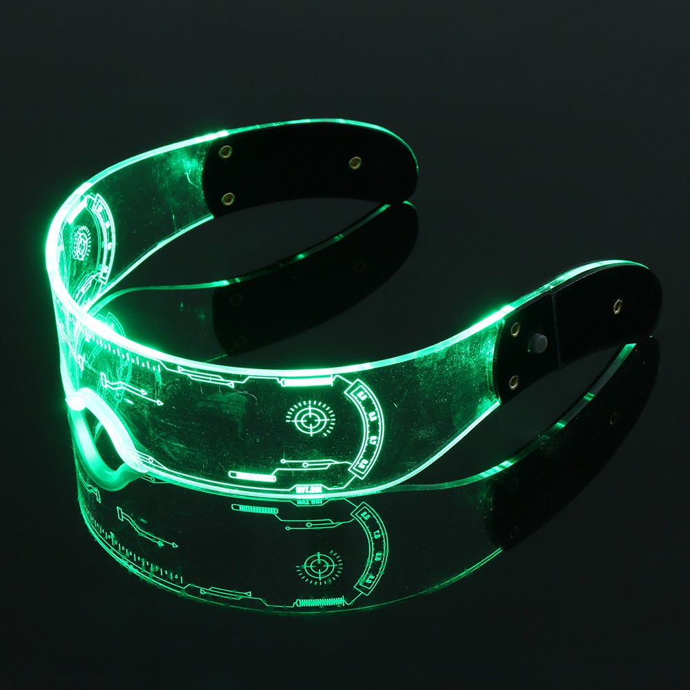 Mắt Kính RAVE Nhựa Trong Suốt Có Đèn Led Phát Sáng Độc Đáo balo local brand | BigBuy360 - bigbuy360.vn