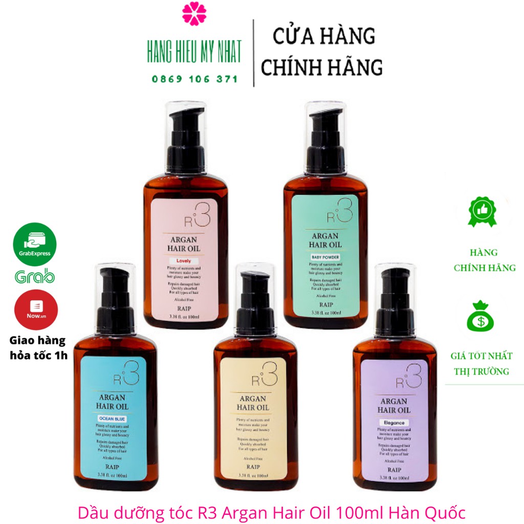 Dầu Dưỡng Tóc Argan Raip R3 Argan Hair Oil