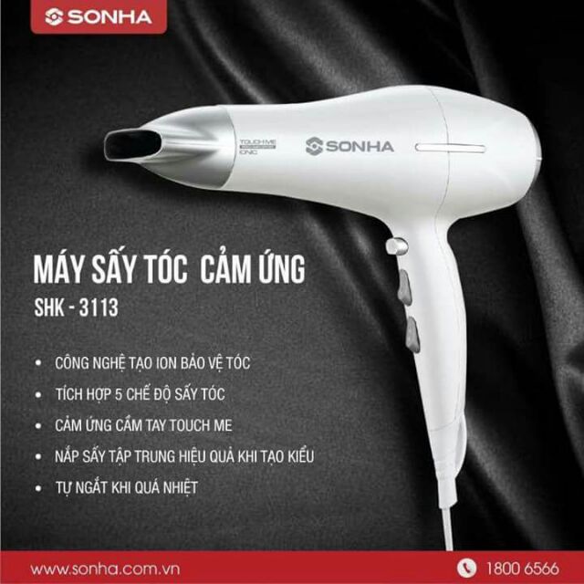 Máy sấy tóc Sơn Hà SHK 3113, 2000W
