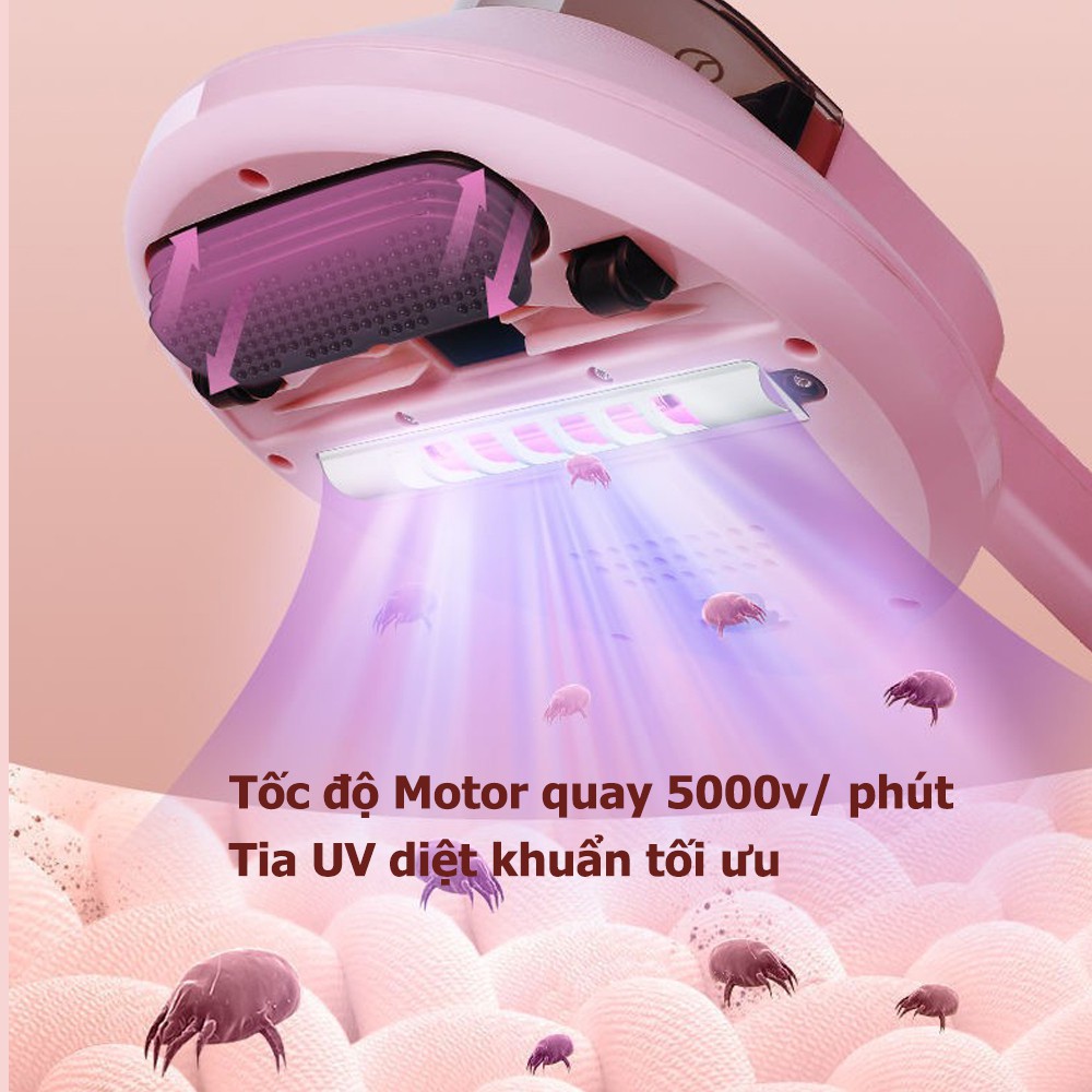 [Mã ELHA22 giảm 6% đơn 300K] Máy hút bụi giường đệm Yangzi Cm80 diệt khuẩn UV hút cực khỏe diệt khuẩn tối ưu