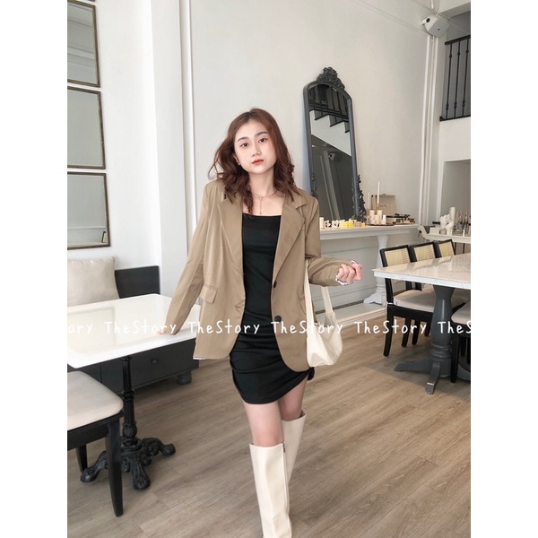 [STR] [ẢNH THẬT SHOP CHỤP] Áo vest 2 khuy, túi nắp A2348