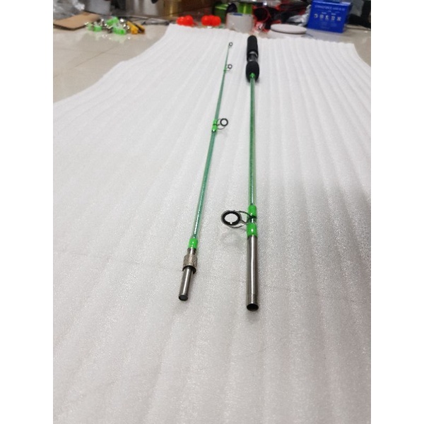 CẦN CÂU ĐẶC TRONG SUỐT CÓ TIM 1M65 GIÁ RẺ