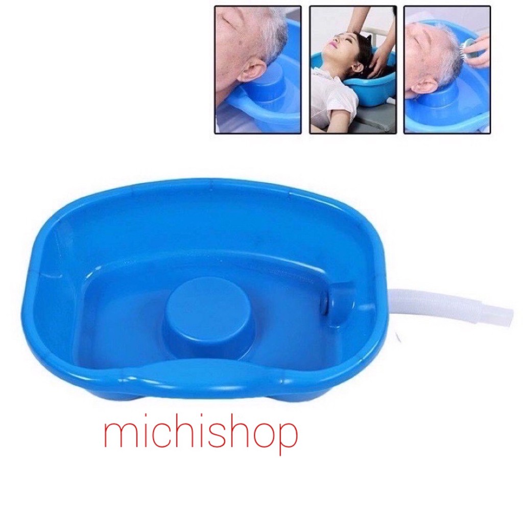 Chậu Gội Đầu Tại Nhà, Trên Giường Cho Người Già, Mẹ Bầu, Trẻ Em Tiện Lợi Mẫu Mới Nhựa Việt Nhật - MS2206