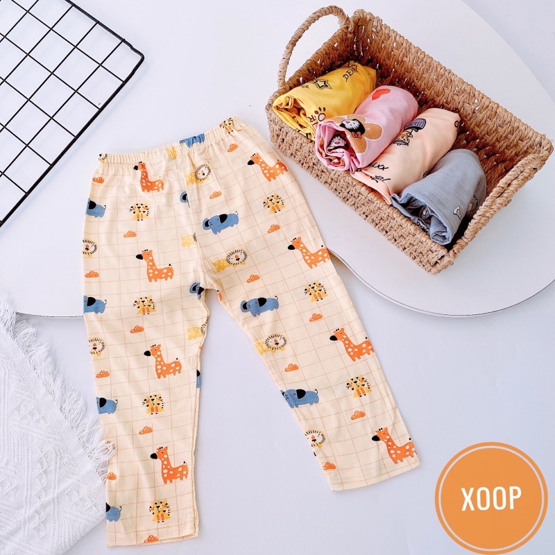 SALE ! BỘ DÀI TAY THUN LẠNH HÀNG MINKY MOM IN HOẠ TIẾT KẺ sư tử