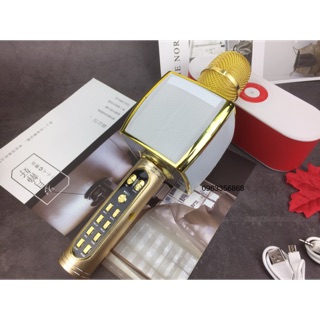 Mic hát không dây ys-91 – mic bluetooth – tích hợp loa bluetooth