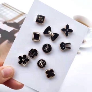 (Siêu rẻ) Set 10 khuy cài áo mini