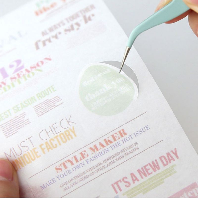 SOL03 Nhíp gắp sticker 3 màu pastel