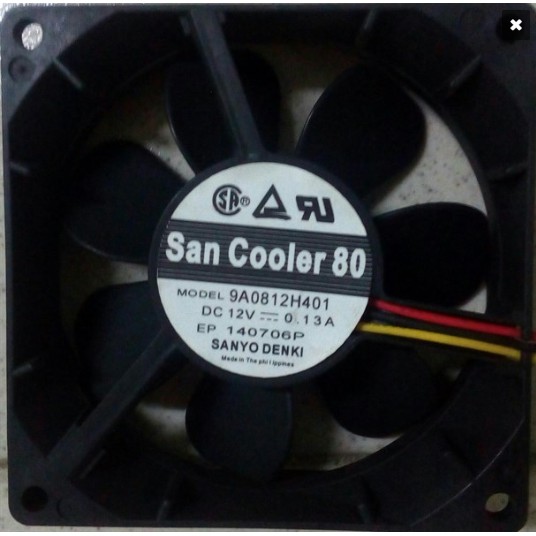 QUẠT HÚT TẢN NHIỆT DC 8CM 80mm ĐIỆN ÁP 12V 24V