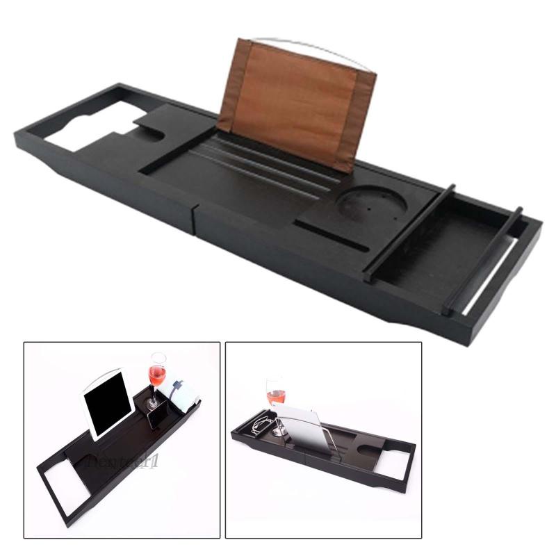 [Fenteer1] Khay Đựng Đồ Tắm Bằng Tre Cao Cấp Cho Bồn Tắm