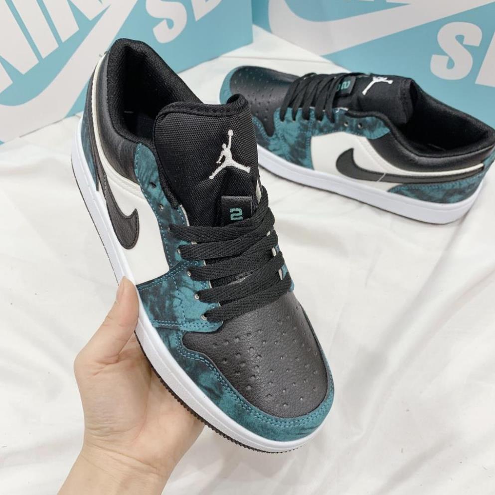Giày thể thao jordan 1 low tie dye, giày sneaker jd1 xanh loang cổ thấp nam nữ đủ size 36-43 | BigBuy360 - bigbuy360.vn