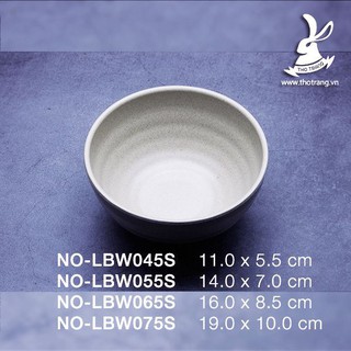 Chén Cơm Nâu Nhựa Melamine Đài Loan