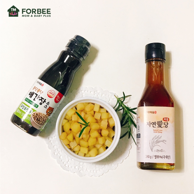 Nước tương cho trẻ MIZNCO - Tương hữu cơ- Dành cho trẻ từ 8 tháng tuổi (180ml/chai) - FORBEE