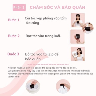 Tóc phím Phồng, kẹp phồng chân tóc, tóc giả - giá 1 chiếc